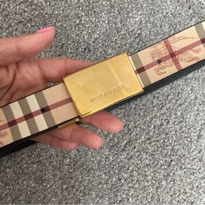 Authentic Burberry classic belt for women